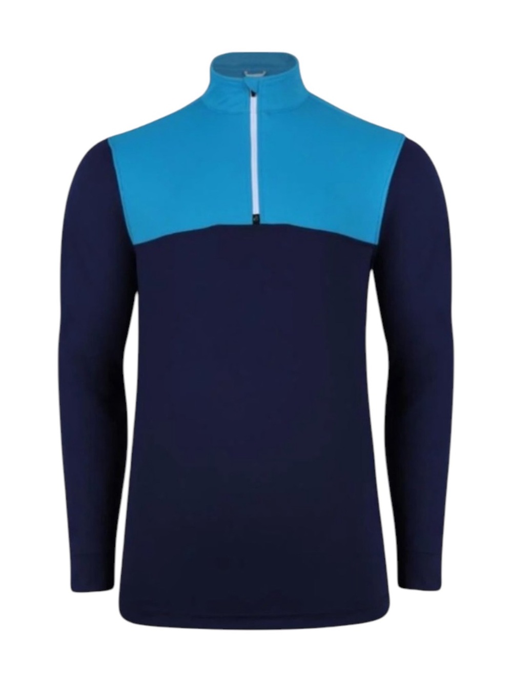 Swannies Teal and Navy Quarter Zip Pullover Branded Hillside CC Men’s XL